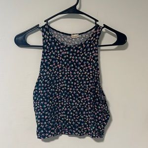 Garage floral tank top